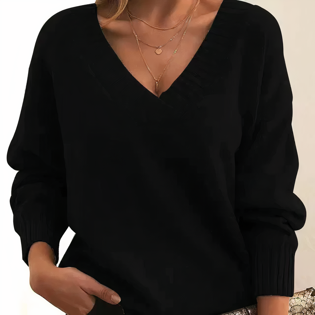 Elegante maglione in cashmere - Autunno